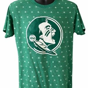 Green Graphic Men's Shirt FSU Shamrocks